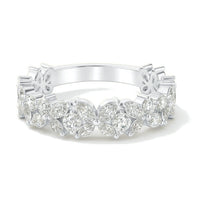 Chiara ring in 14K white gold with a lab-grown diamond