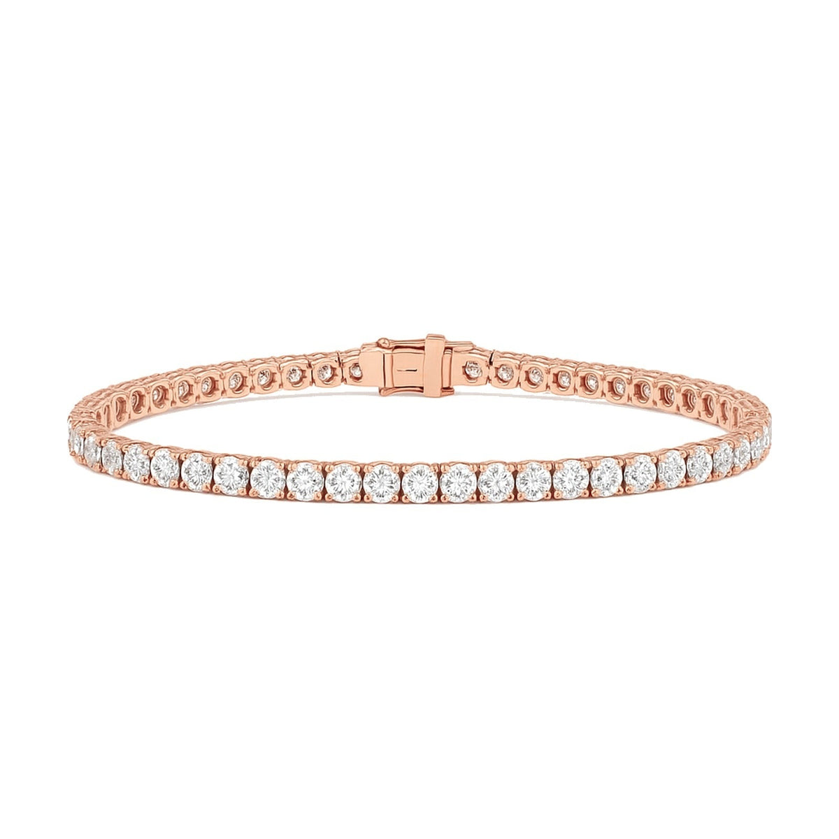 Neve bracelet in 14K rose gold with a lab-grown diamond