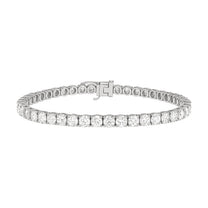 Neve bracelet in 14K white gold with a lab-grown diamond