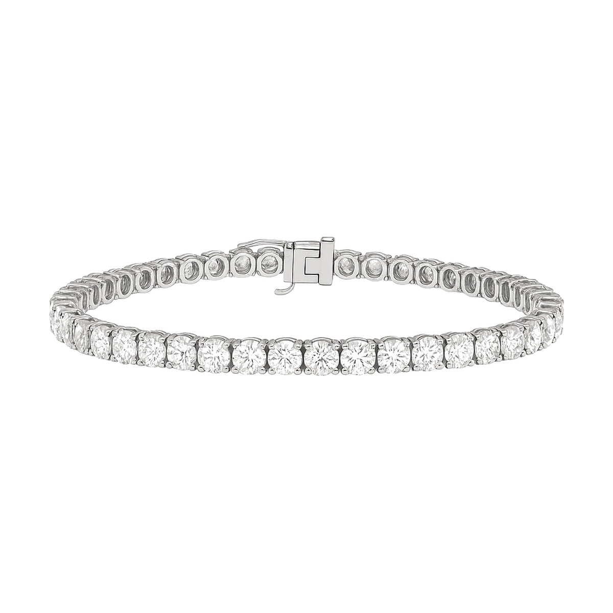 Neve bracelet in 14K white gold with a lab-grown diamond