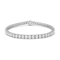 Neve bracelet in 14K white gold with a lab-grown diamond
