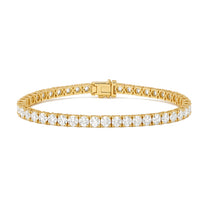 Neve bracelet in 14K yellow gold with a lab-grown diamond