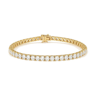 Neve bracelet in 14K yellow gold with a lab-grown diamond