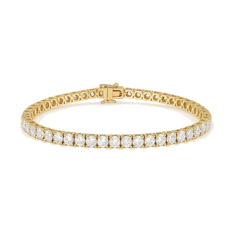 Neve bracelet in 14K yellow gold with a lab-grown diamond
