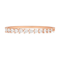 Ondine bracelet in 14K rose gold with a lab-grown diamond