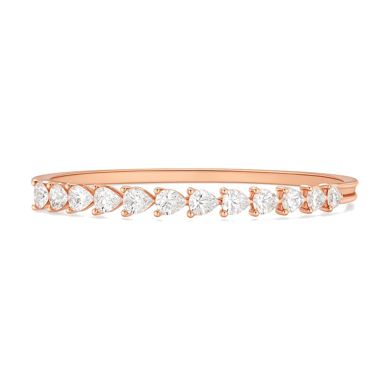 Ondine bracelet in 14K rose gold with a lab-grown diamond