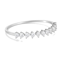 Ondine bracelet in 14K white gold with a lab-grown diamond