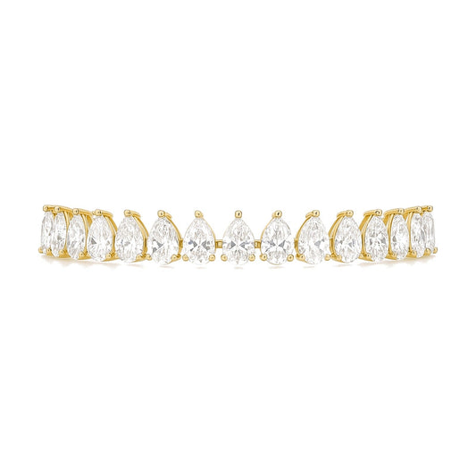 Ondine bracelet in 14K yellow gold with a lab-grown diamond