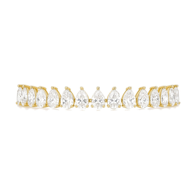 Ondine bracelet in 14K yellow gold with a lab-grown diamond