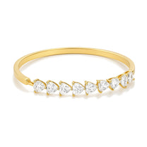 Ondine bracelet in 14K yellow gold with a lab-grown diamond