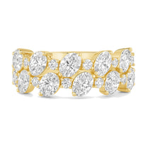 Selene ring in 14K yellow gold with a lab-grown diamond