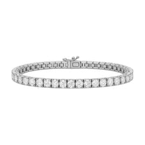 Manon bracelet in 14K white gold with a lab-grown diamond