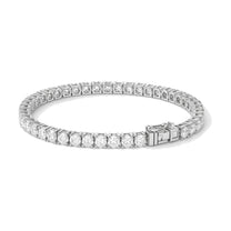 Manon bracelet in 14K white gold with a lab-grown diamond