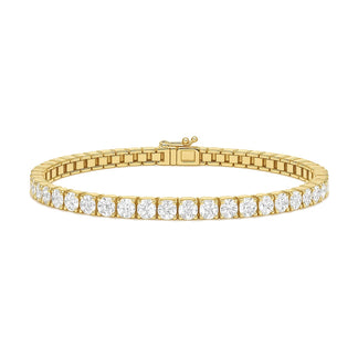 Manon bracelet in 14K yellow gold with a lab-grown diamond