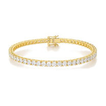 Manon bracelet in 14K yellow gold with a lab-grown diamond