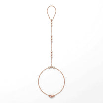 Fabienne bracelet in 14K rose gold with a lab-grown diamond