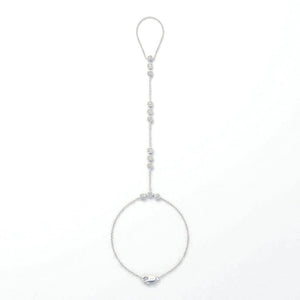Fabienne bracelet in 14K white gold with a lab-grown diamond