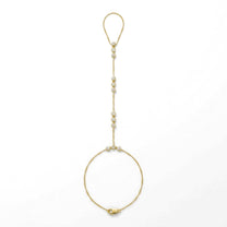 Fabienne bracelet in 14K yellow gold with a lab-grown diamond