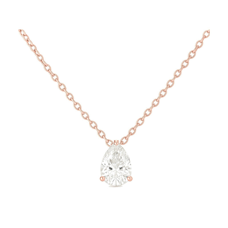 Honorine pear-cut necklace