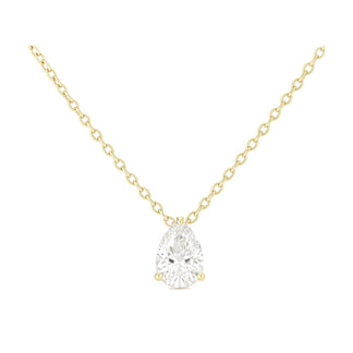 Honorine pear-cut necklace