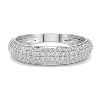 Lauren ring in 14K white gold with a lab-grown diamond