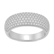 Lise ring in 14K white gold with a lab-grown diamond