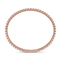 Louise bracelet in 14K rose gold with a lab-grown diamond