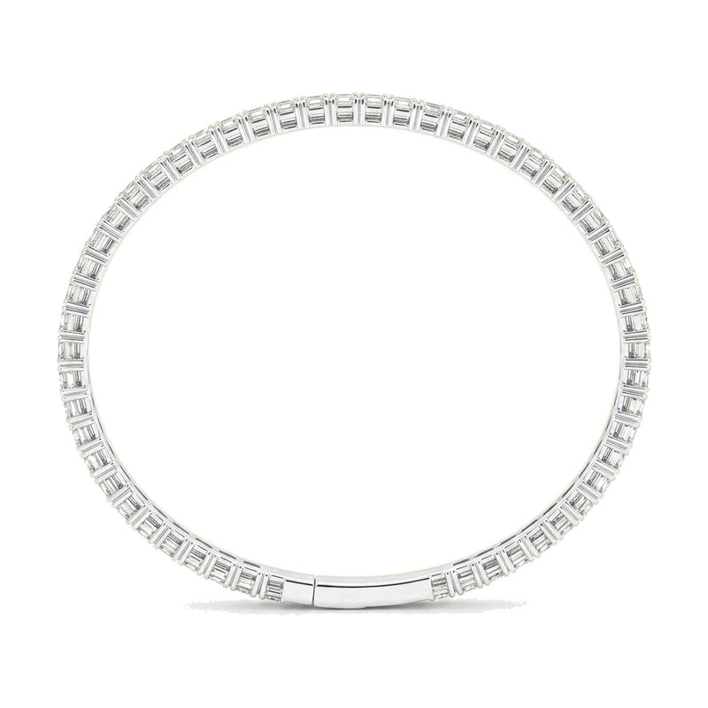 Louise bracelet in 14K white gold with a lab-grown diamond