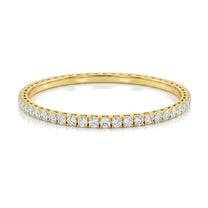 Louise bracelet in 14K yellow gold with a lab-grown diamond