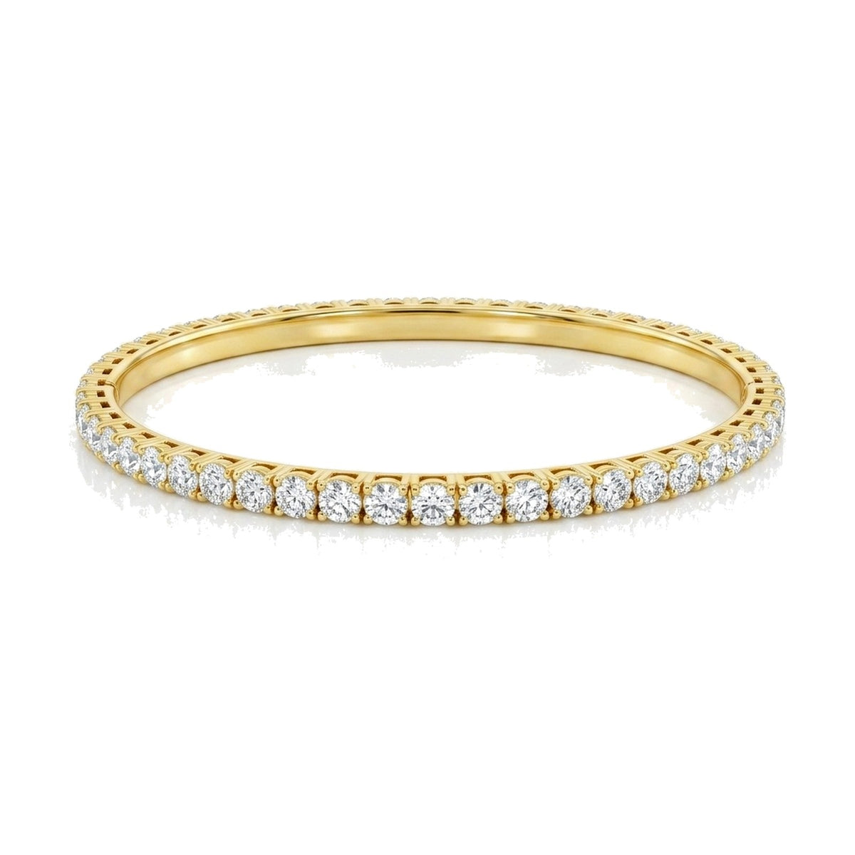 Louise bracelet in 14K yellow gold with a lab-grown diamond