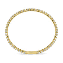 Louise bracelet in 14K yellow gold with a lab-grown diamond