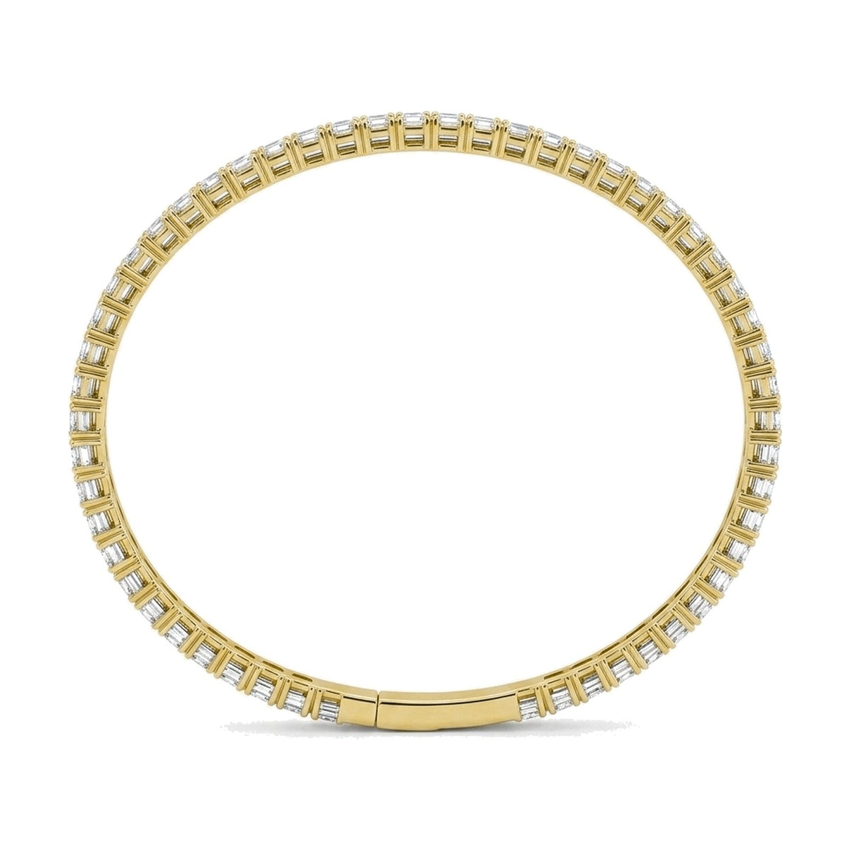 Louise bracelet in 14K yellow gold with a lab-grown diamond