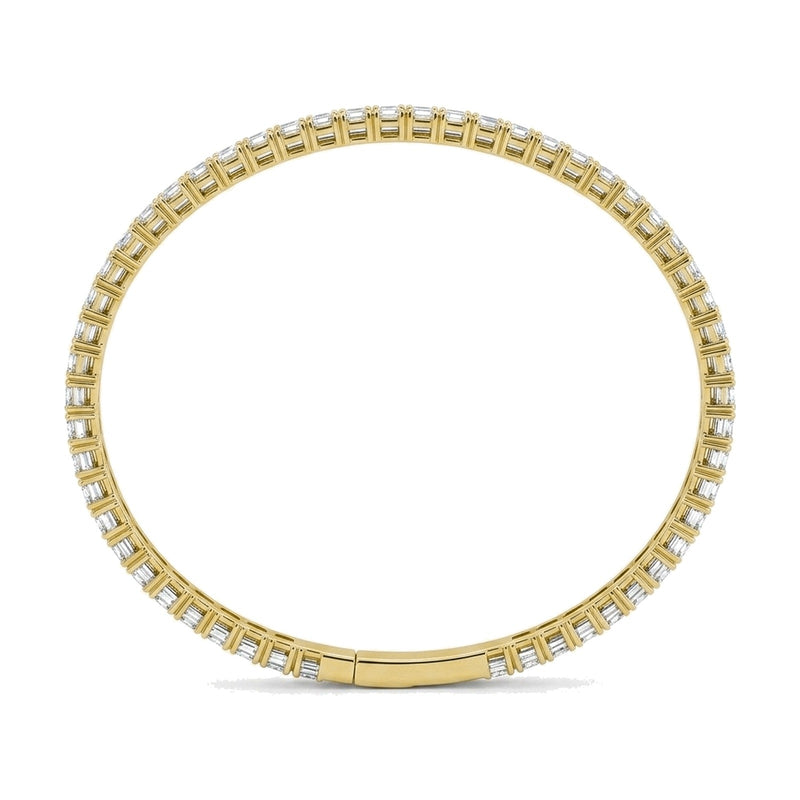 Louise bracelet in 14K yellow gold with a lab-grown diamond