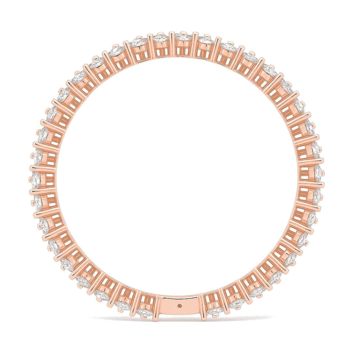 Madeleine bracelet in 14K rose gold with a lab-grown diamond