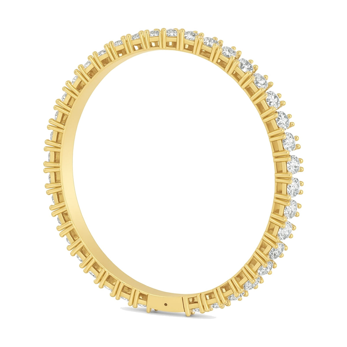 Madeleine bracelet in 14K yellow gold with a lab-grown diamond