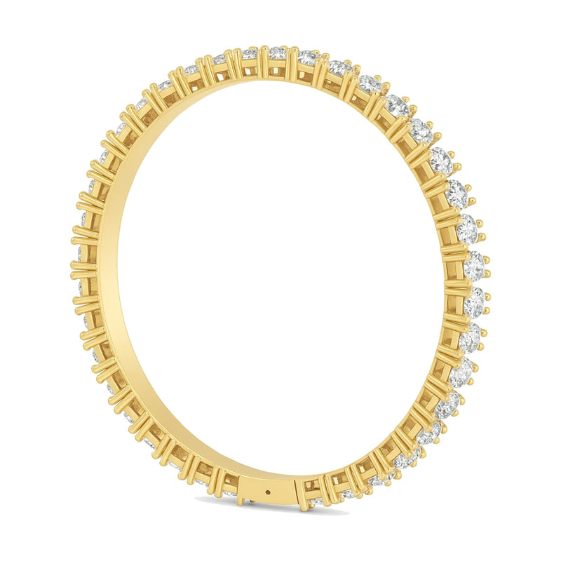 Madeleine bracelet in 14K yellow gold with a lab-grown diamond
