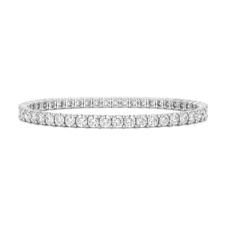 Mireille bracelet in 14K white gold with round-cut lab-grown diamonds