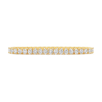 Océane bracelet in 14K yellow gold with round-cut lab-grown diamonds