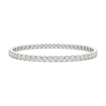 Pauline bracelet in 14K white gold with a lab-grown diamond