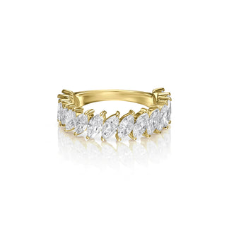 Paloma ring in 14K yellow gold with a lab-grown diamond